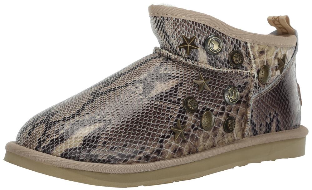 AUSTRALIA LUXE COLLECTIVE WOMEN'S ANGEL ULTRA SHORT SNAKE FASHION BOOT, 5
